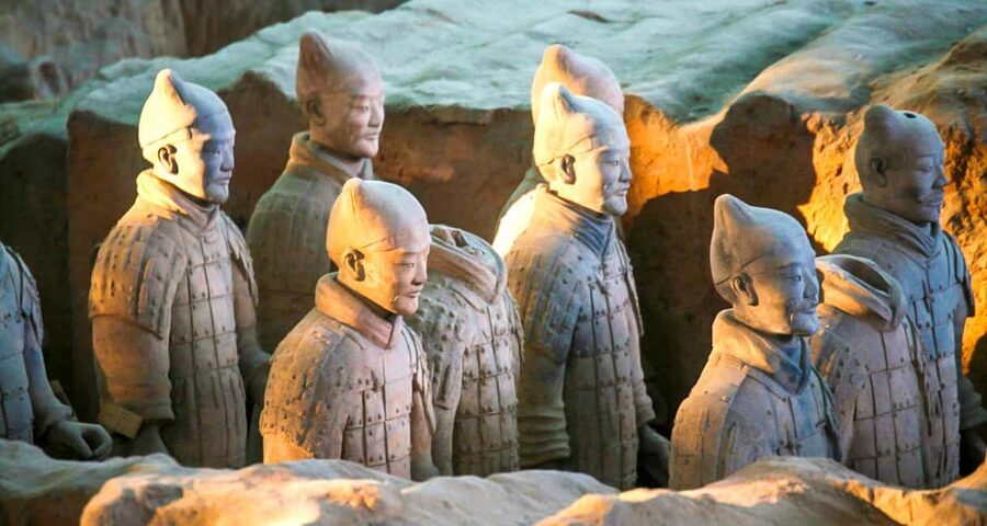 Xi'an: Terracotta Army, Lunch, City Wall, Pagoda, Bazaar - Seeing the Terracotta Army in three main pits